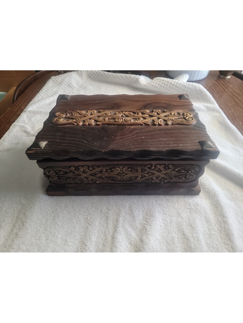 Old World Baroque Spice Tarot Trinket Box